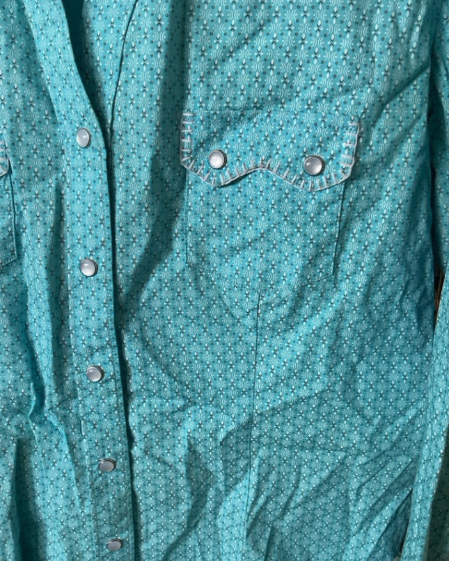 Western Shirt Panhandle Med Blue 