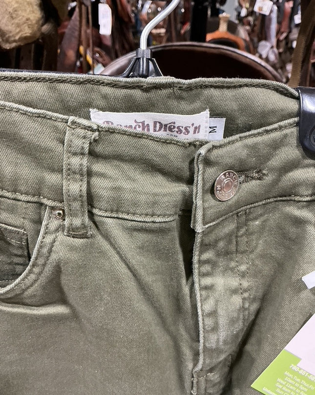 Jeans Green Ranch Dressn Medium
