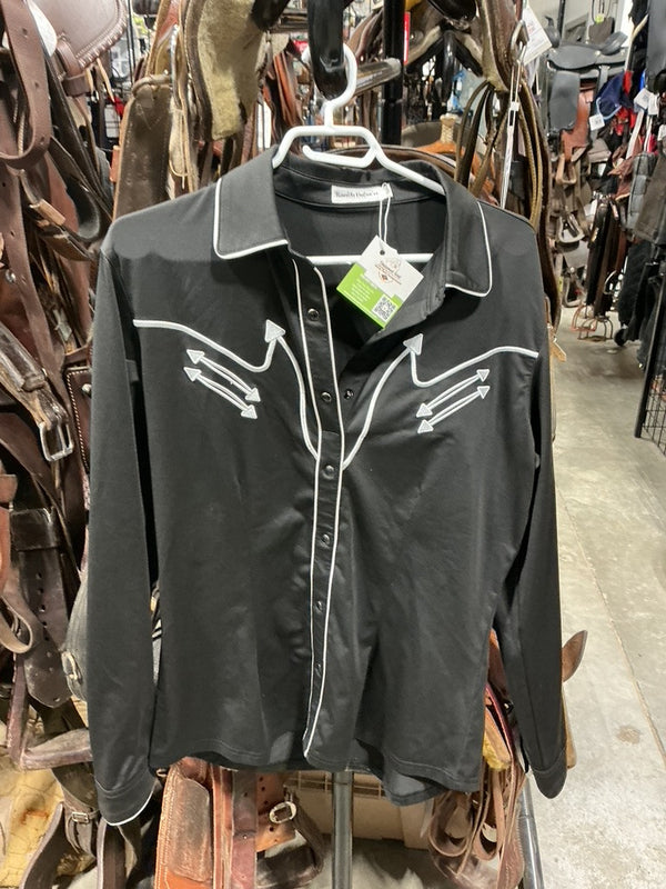 Western Shirt – Ranch Dress'n, Black, Large | Used, Very Good