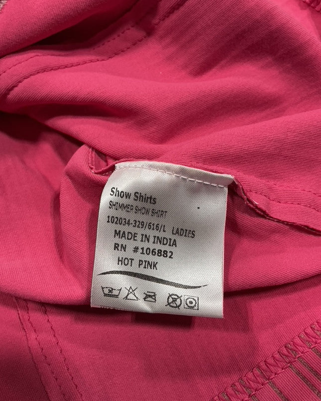 Western Shirt Hot Pink Large 