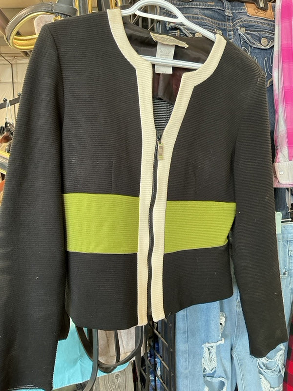 Sweater – Jessica Howard, Green/Black, 10 | Used, Good