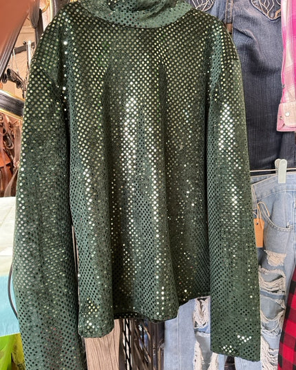 Show Shirt Green/Sparkle Small