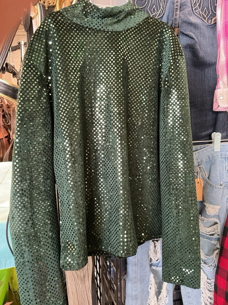 Show Shirt Green/Sparkle Small