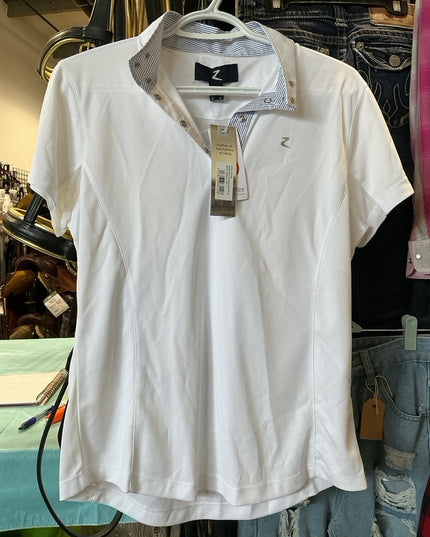 English Show Shirt Horze White 10