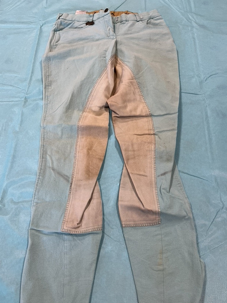 Breeches 28 Light tan /Blue