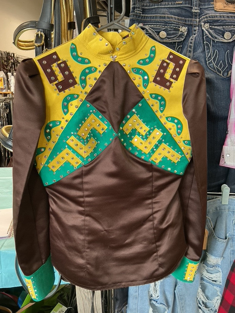 English Shirt Brown/Yellow/Green