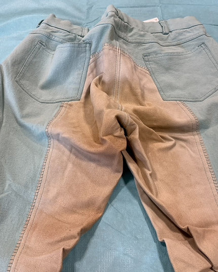 Breeches 28 Light tan /Blue