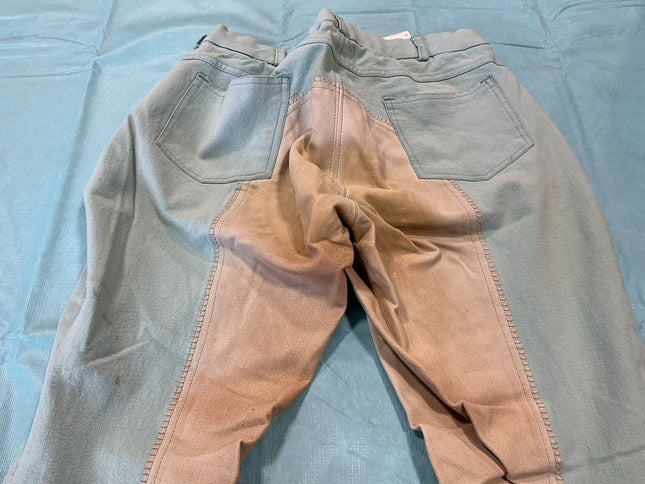 Breeches 28 Light tan /Blue