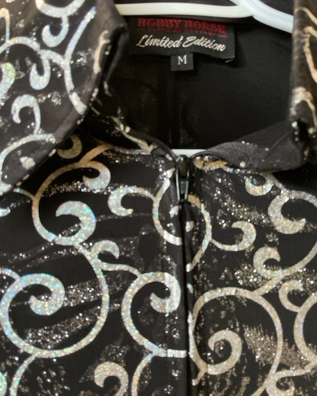 English Show Shirt Med Black/Silver