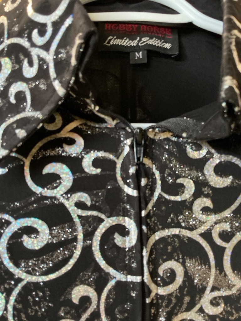 English Show Shirt Med Black/Silver