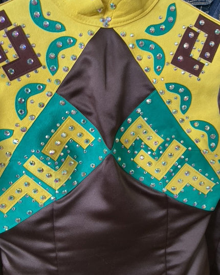 English Shirt Brown/Yellow/Green
