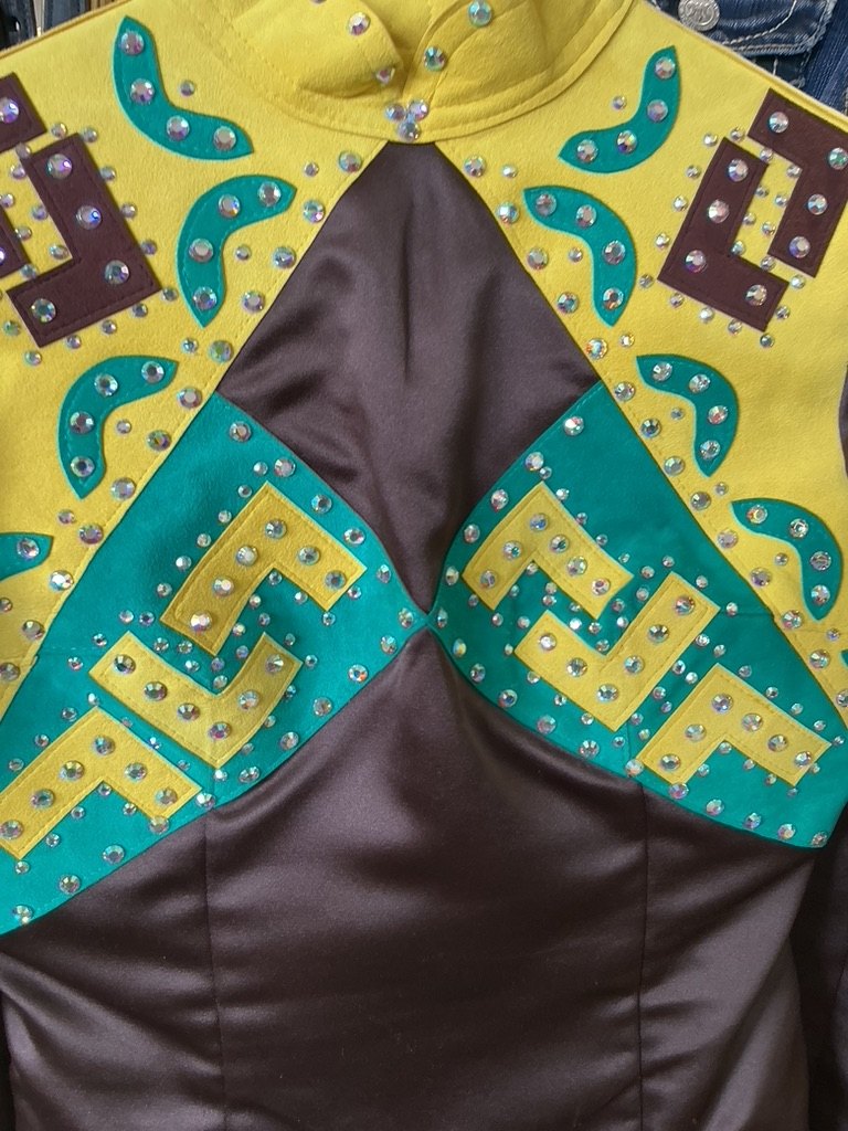English Shirt Brown/Yellow/Green