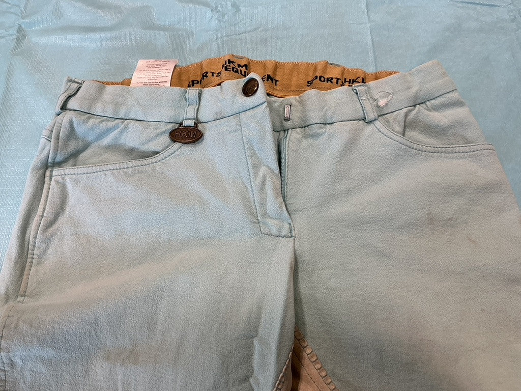 Breeches 28 Light tan /Blue