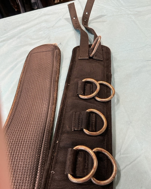 Surcingle Black Nylon/Neoprene 