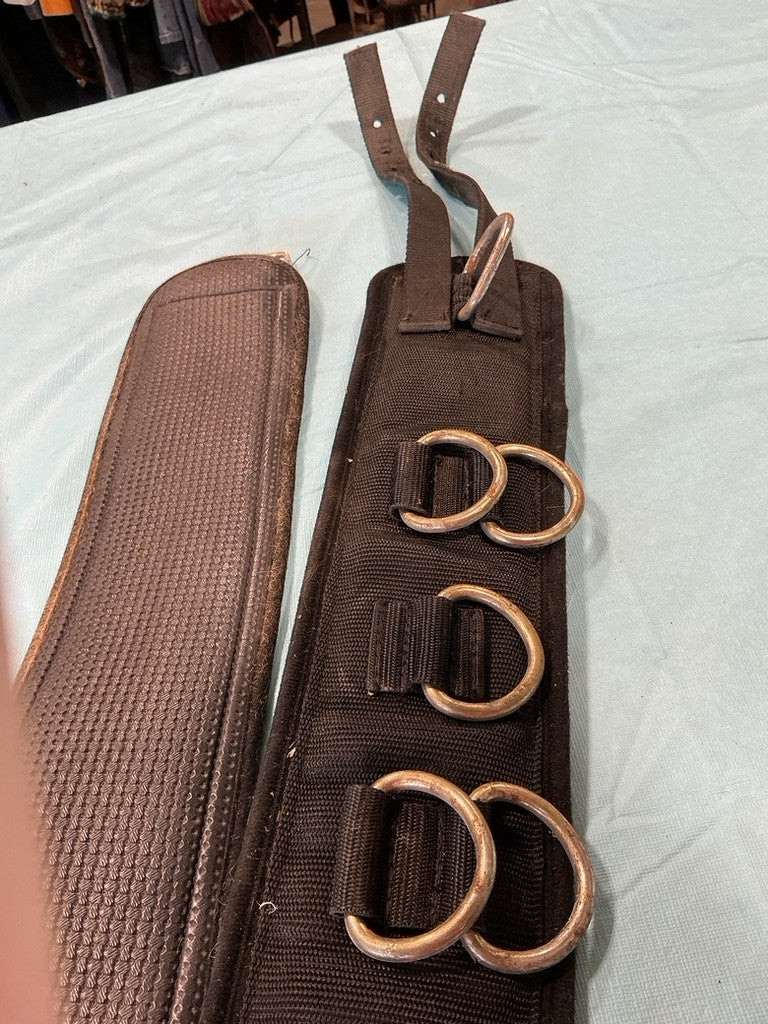 Surcingle Black Nylon/Neoprene 