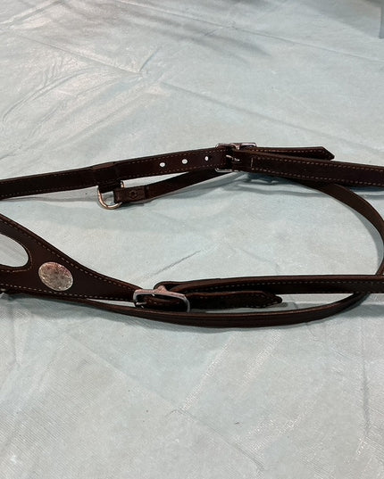 Western One Ear Headstall Dark Brown 