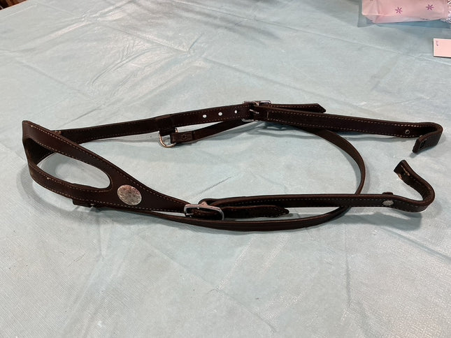 Western One Ear Headstall Dark Brown 