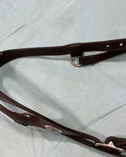 Western One Ear Headstall Dark Brown 