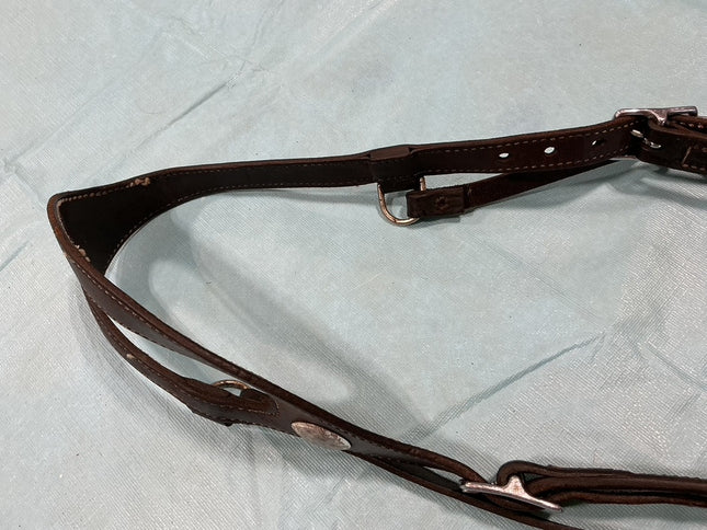Western One Ear Headstall Dark Brown 