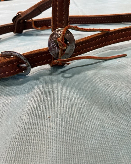 Western Headstall Brown Bit 5" 