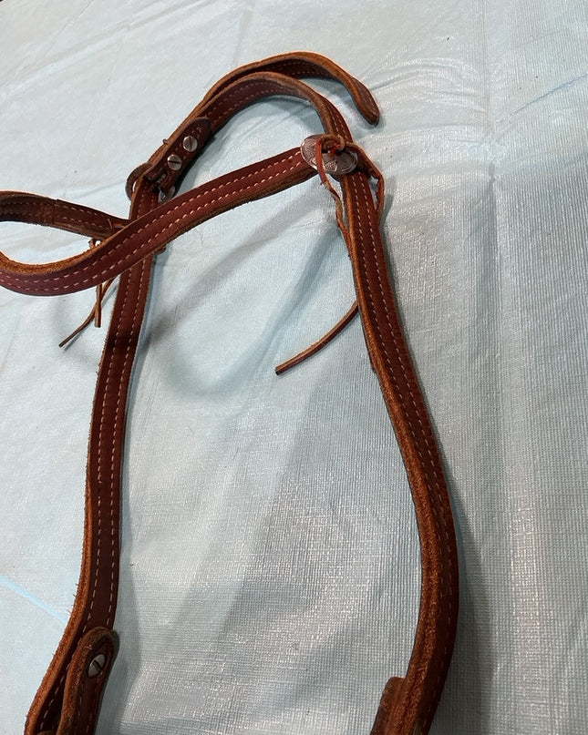 Western Headstall Brown Bit 5" 