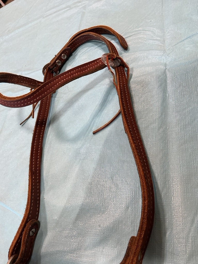 Western Headstall Brown Bit 5"