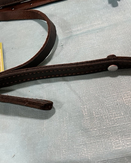 Western Headstall Dark Soft Leather 