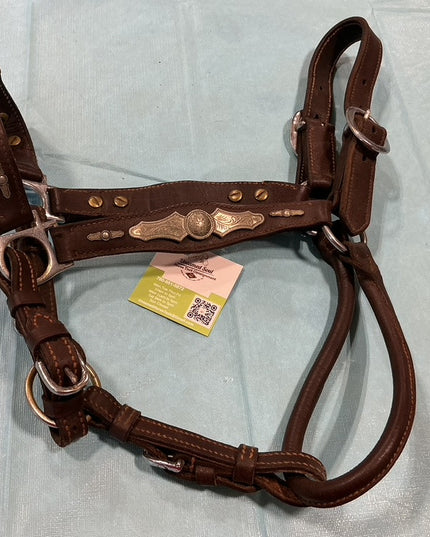 Halter Leather Silver Show 