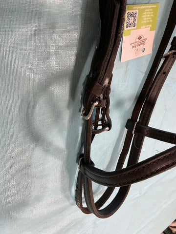Western Headstall Dark Soft Leather 