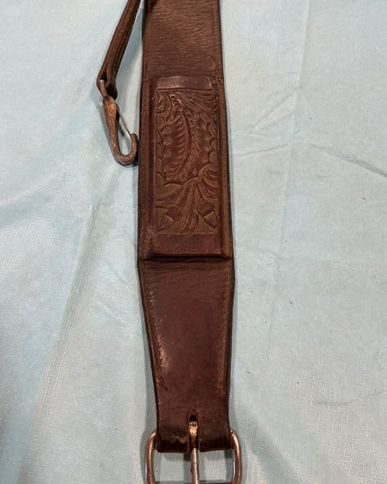 Back Cinch Dark Brown Tooled 36"