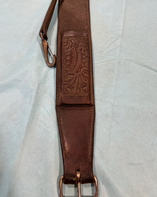 Back Cinch Dark Brown Tooled 36"