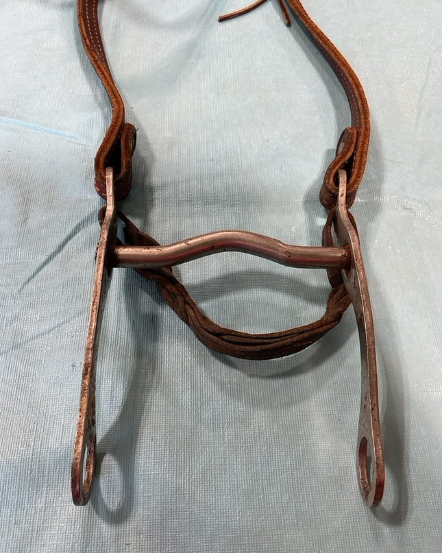Western Headstall Brown Bit 5" 