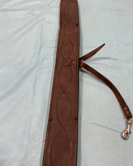 Back Cinch Brown Leather Tooled 36"