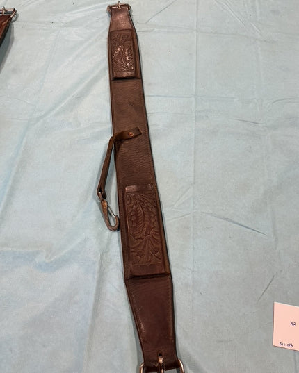 Back Cinch Dark Brown Tooled 36"