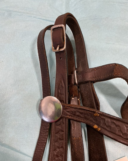 Western Headstall Dark Brown