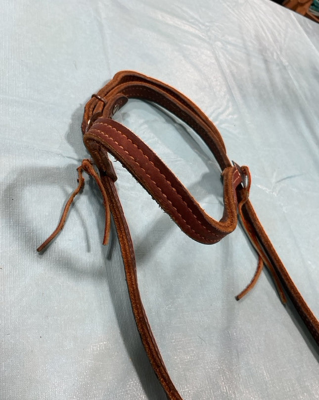 Western Headstall Brown Bit 5" 