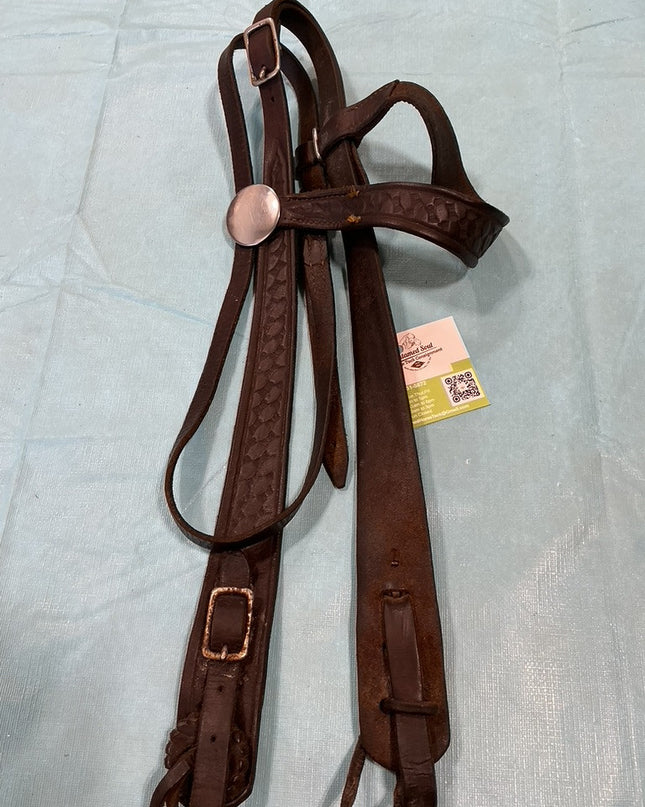 Western Headstall Dark Brown