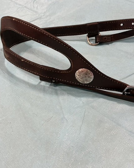 Western One Ear Headstall Dark Brown 