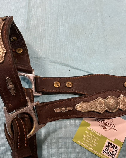 Halter Leather Silver Show 
