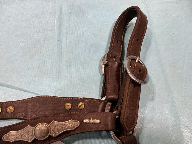 Halter Leather Silver Show 