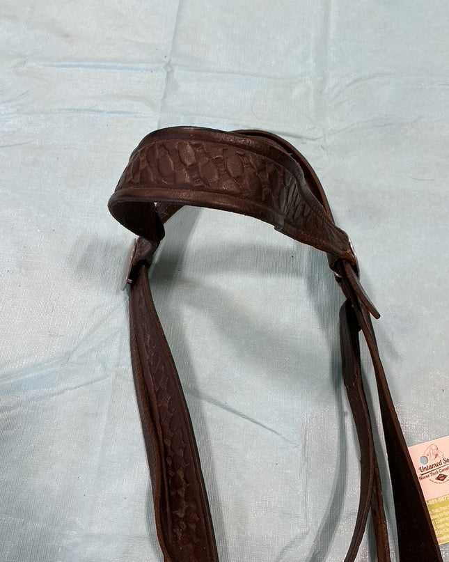 Western Headstall Dark Brown