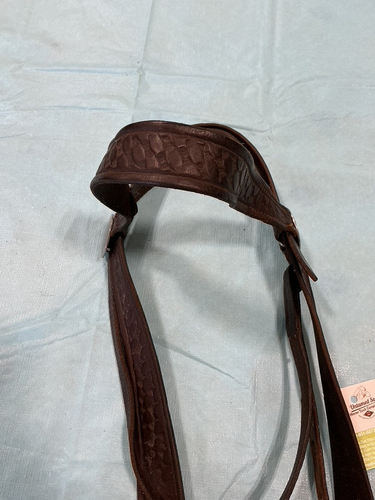Western Headstall Dark Brown