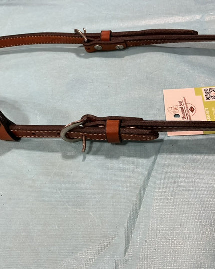 Western Headstall Show1ear Brown/Silver