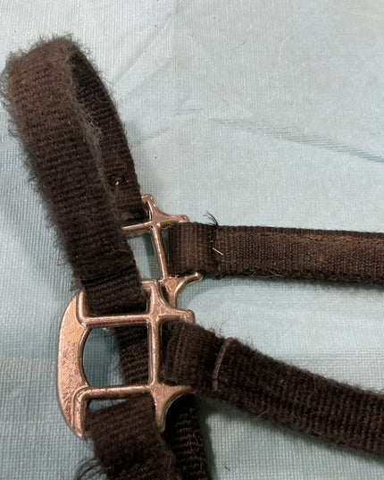 Halter Black Nylon Weanling
