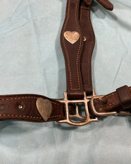 Halter Leather Show Brown/Silver