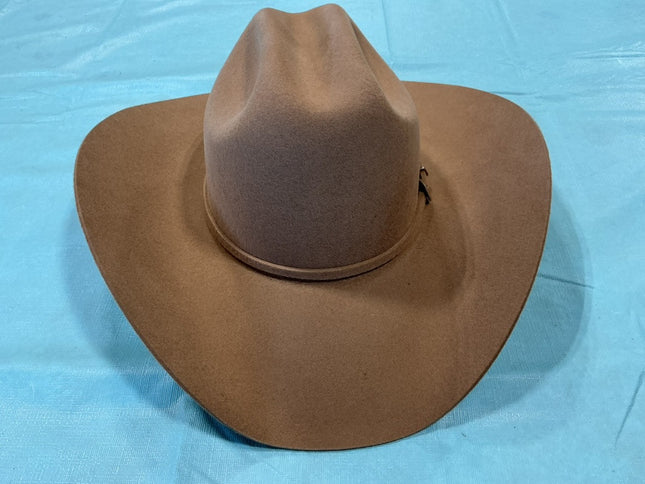 Cowboy Hat Brown Felt 3X 7 1/8"