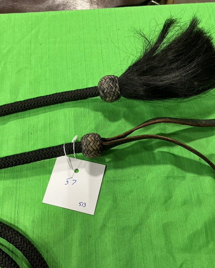 Reins Mecate Rope Black