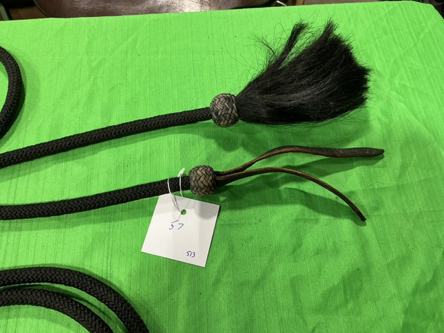 Reins Mecate Rope Black