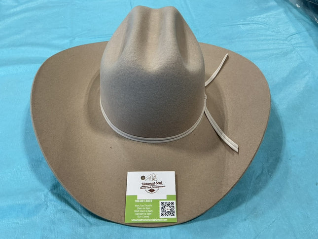 Cowboy Hat Tan Felt 3X 7 1/8"