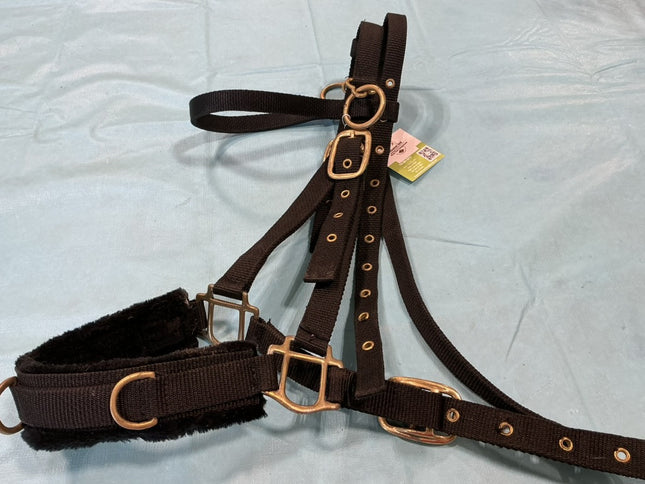 Halter Cavesson Black Nylon